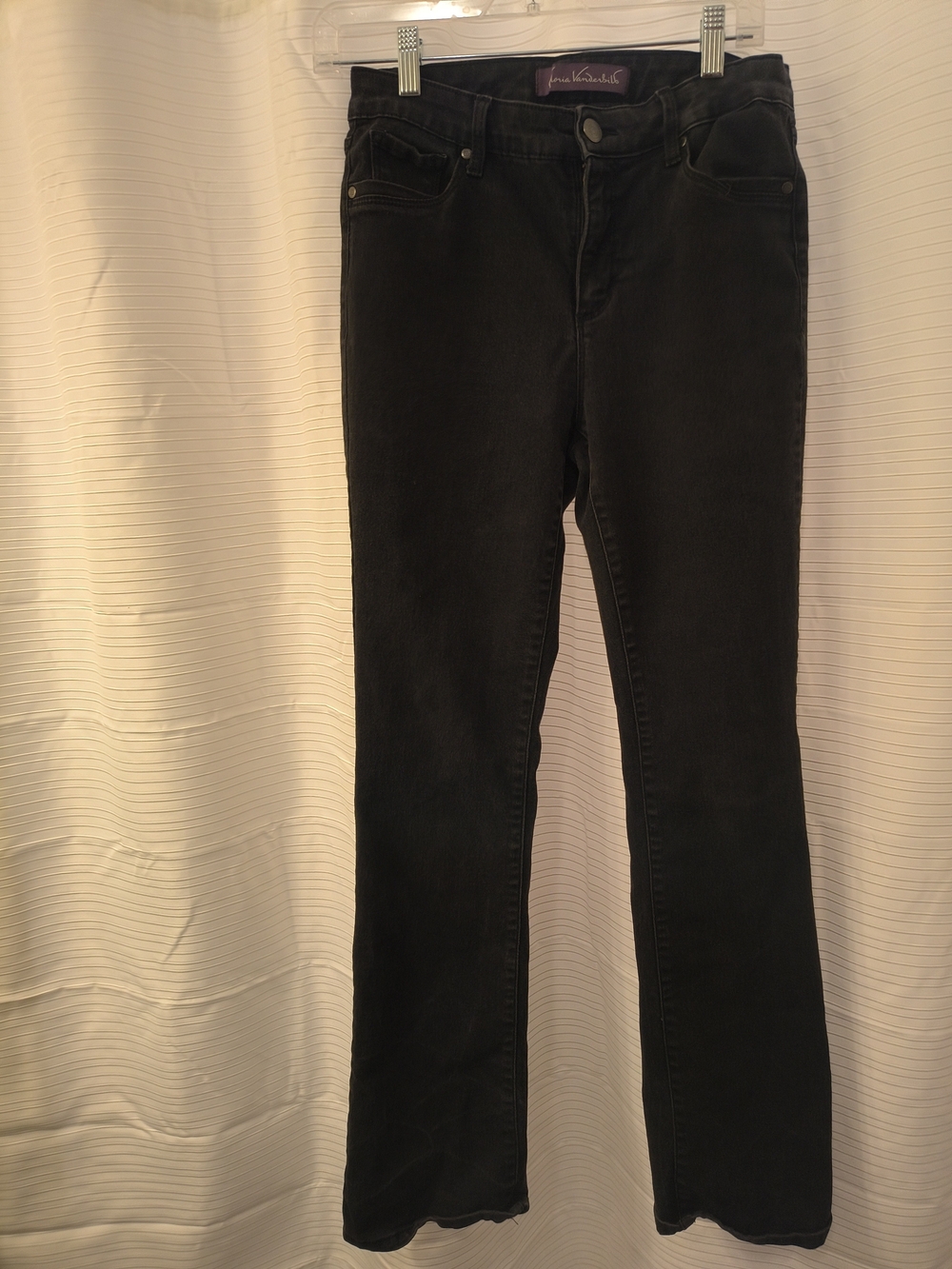 Gloria Vanderbilt Black Flare Jeans